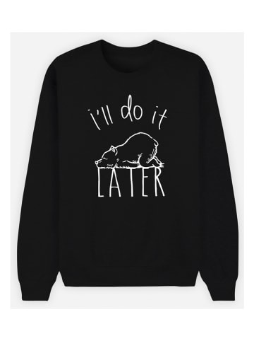 WOOOP Sweatshirt "I'll Do It Later" zwart