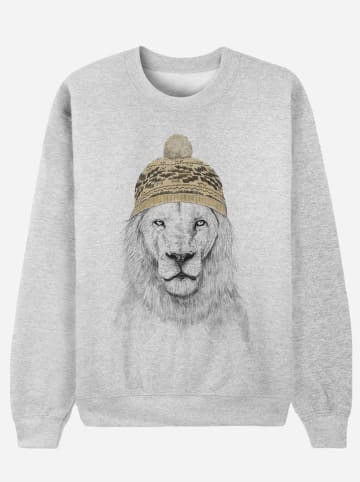 WOOOP Bluza "Winter is coming" w kolorze szarym