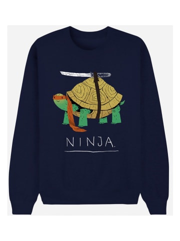 WOOOP Bluza "Ninja Turtle" w kolorze granatowym