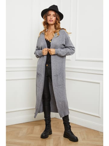 So Cachemire Longvest "Acor" grijs