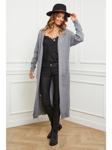 So Cachemire Longvest "Acor" grijs