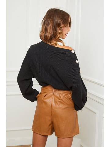 So Cachemire Sweter "Cornella" w kolorze czarnym