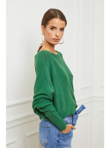 So Cachemire Sweter "Egale" w kolorze zielonym