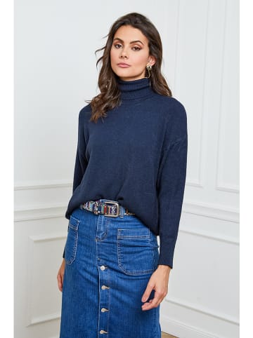 Joséfine Rollkragenpullover "Elona" in Dunkelblau
