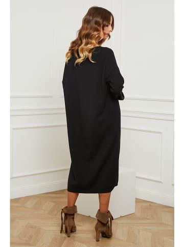 Joséfine Sukienka dzianinowa "Fastidius" w kolorze czarnym