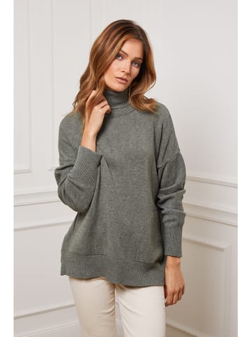 So Cachemire Rollkragenpullover "Kaboul" in Khaki