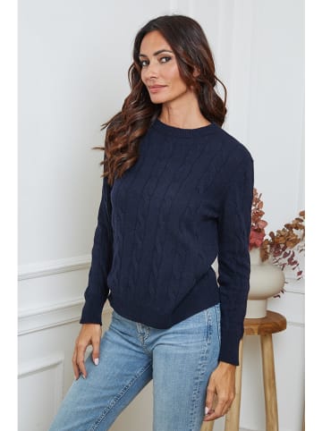 So Cachemire Pullover "Kirem" in Dunkelblau