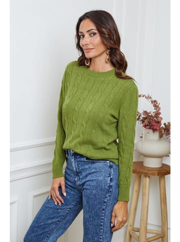 So Cachemire Trui "Kirem" groen