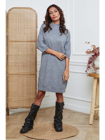 So Cachemire Strickkleid "Major" in Grau