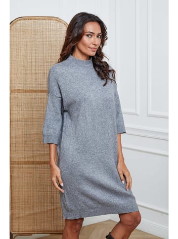 So Cachemire Strickkleid "Major" in Grau