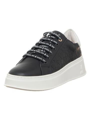 Patrizia Pepe Skórzane sneakersy w kolorze czarnym