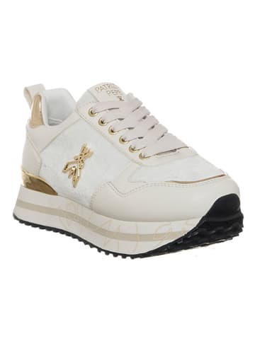 Patrizia Pepe Sneakersy w kolorze kremowym