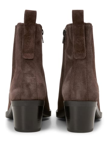 Marc O'Polo Shoes Leren enkellaarzen bruin
