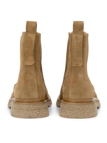 Marc O'Polo Shoes Leder-Chelsea-Boots in Hellbraun