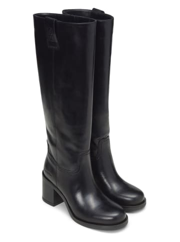 Marc O'Polo Shoes Leder-Stiefel in Schwarz