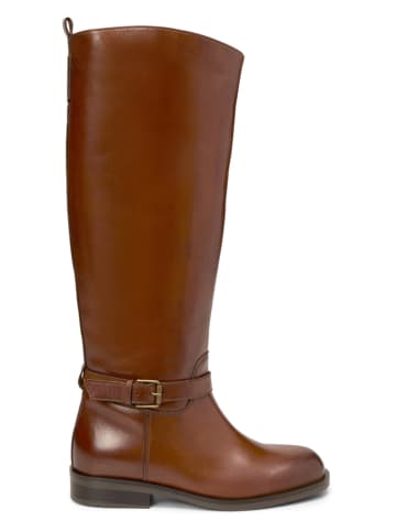 Marc O'Polo Shoes Leren laarzen lichtbruin
