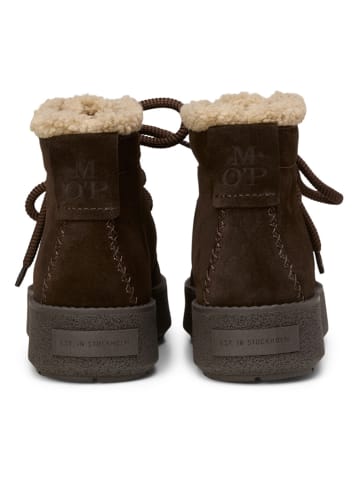 Marc O'Polo Shoes Leder-Boots in Braun