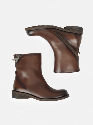 Felmini Leder-Boots in Hellbraun
