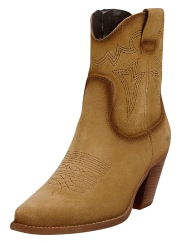 Felmini Leder-Stiefeletten in Hellbraun