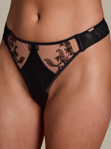 Hunkemöller Stringi "Anouk" w kolorze czarnym