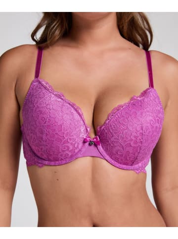 Hunkemöller Biustonosz push-up "Cattleya" w kolorze fioletowym