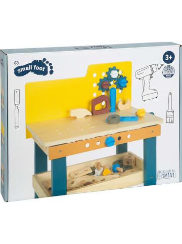 small foot Werkbank geel/blauw - vanaf 3 jaar