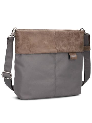 Zwei Umhängetasche in Grau/ Hellbraun - (B)25 x (H)23 x (T)10 cm