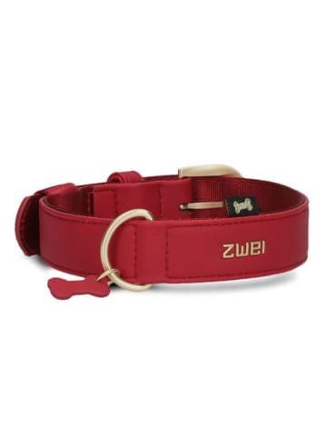 Zwei Halsband in Rot - (L)50 cm