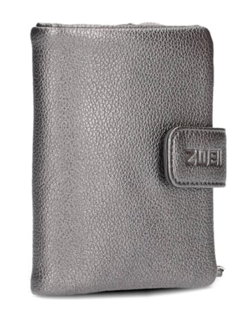 Zwei Geldbörse in Silber - (B)10 x (H)13 x (T)3 cm