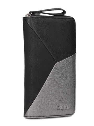 Zwei Geldbörse in Schwarz/ Silber - (B)11 x (H)20 x (T)3 cm