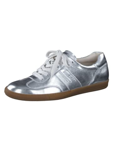 Paul Green Leder-Sneakers in Silber