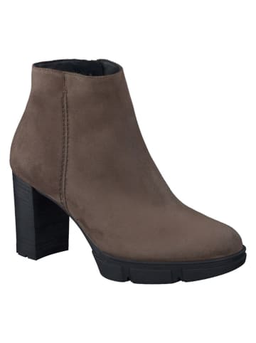 Paul Green Leder-Stiefeletten in Braun