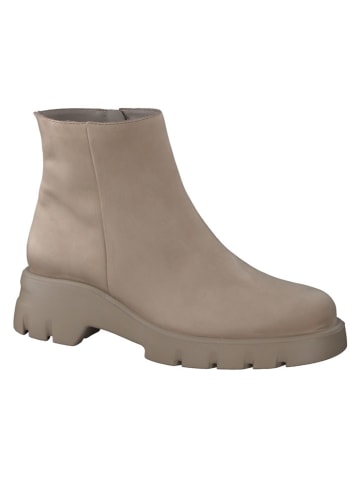 Paul Green Leder-Boots in Beige