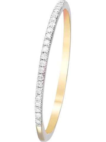 CARATELLI Gold-Ring "Simply you" mit Diamanten