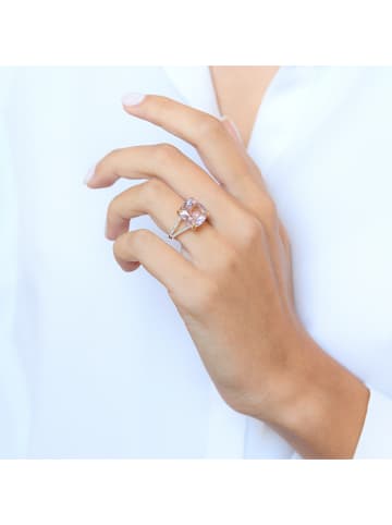 DIAMOND & CO Złoty pierścionek "Pink Fiction" z diamentami