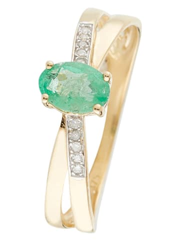 DIAMOND & CO Gold-Ring "Ambi" mit Diamanten