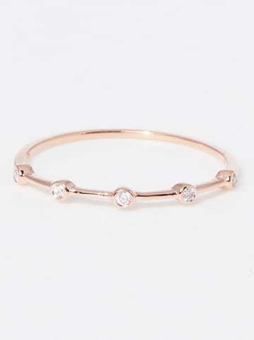 CARATELLI Gouden ring "Ensemble" met diamanten