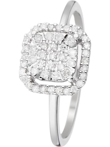 CARATELLI Weißgold-Ring "D'amour et de Tendresse" mit Diamanten