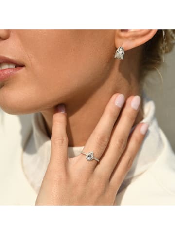 CARATELLI Weißgold-Ring "Pescara" mit Diamanten