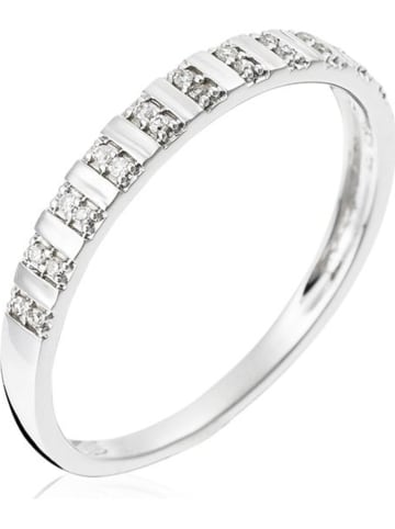 DIAMANTA Weißgold-Ring "Linéa" mit Diamanten