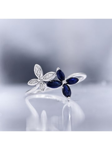 CARATELLI Weißgold-Ring "Héméra" mit Diamanten