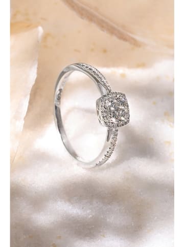 DIAMANTA Witgouden ring "Naeli" met diamanten