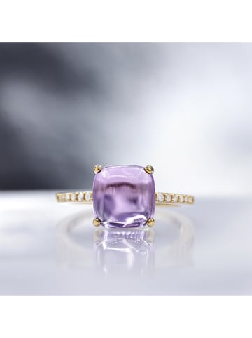 DIAMOND & CO Gold-Ring "Rose Dragée" mit Diamanten