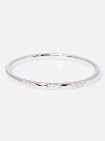 CARATELLI Witgouden ring "Pour toujours" met diamanten
