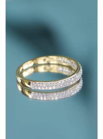 maison héritage PARIS Gold-Ring "Alliance Granité" mit Diamanten