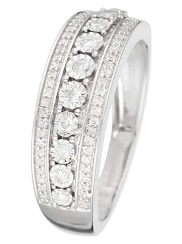 DIAMOND & CO Złoty pierścionek "Rosaline" z diamentami