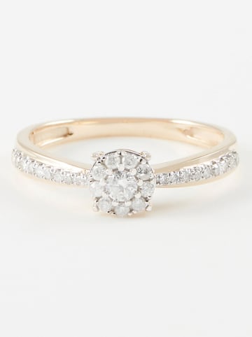 DIAMOND & CO Gold-Ring "Principessa" mit Diamanten