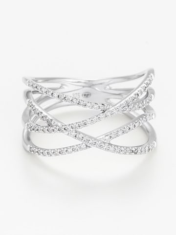 DIAMANTA Weißgold-Ring "Entrelacs Lumineux" mit Diamanten