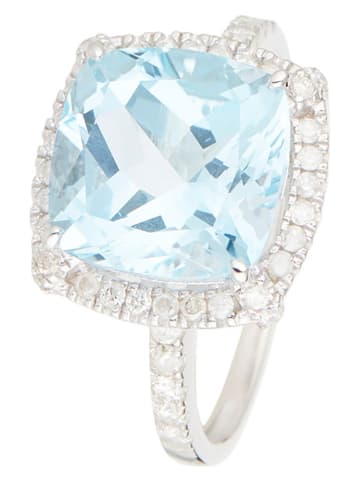 DIAMOND & CO Weißgold-Ring "Albury" mit Diamanten