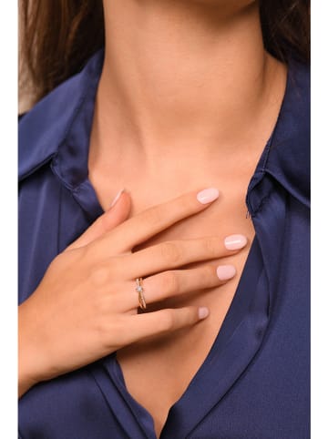 DIAMANTA Złoty pierścionek "Joli Solitaire" z diamentami